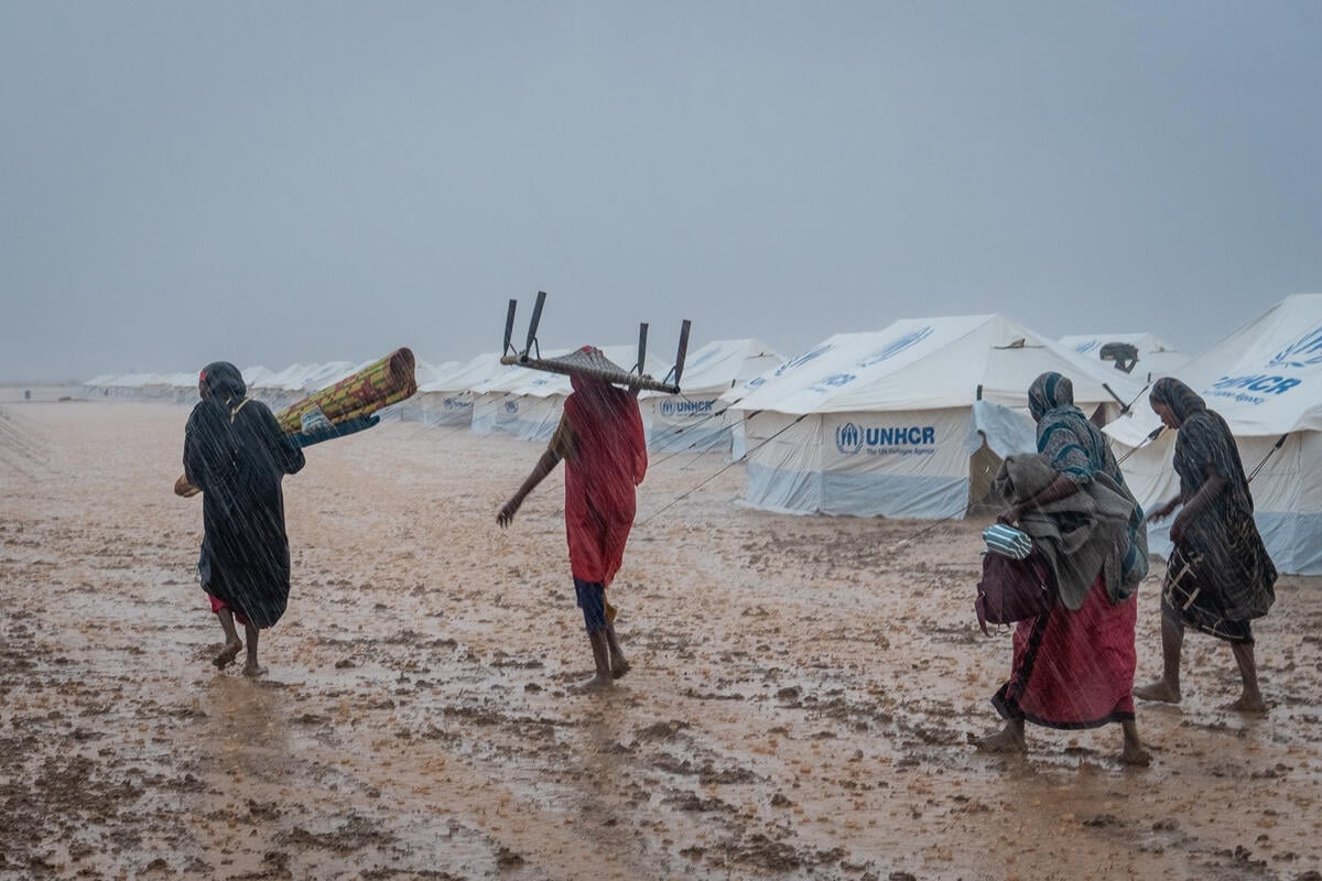 Sudán La temporada de lluvias provoca graves inundaciones empeorando