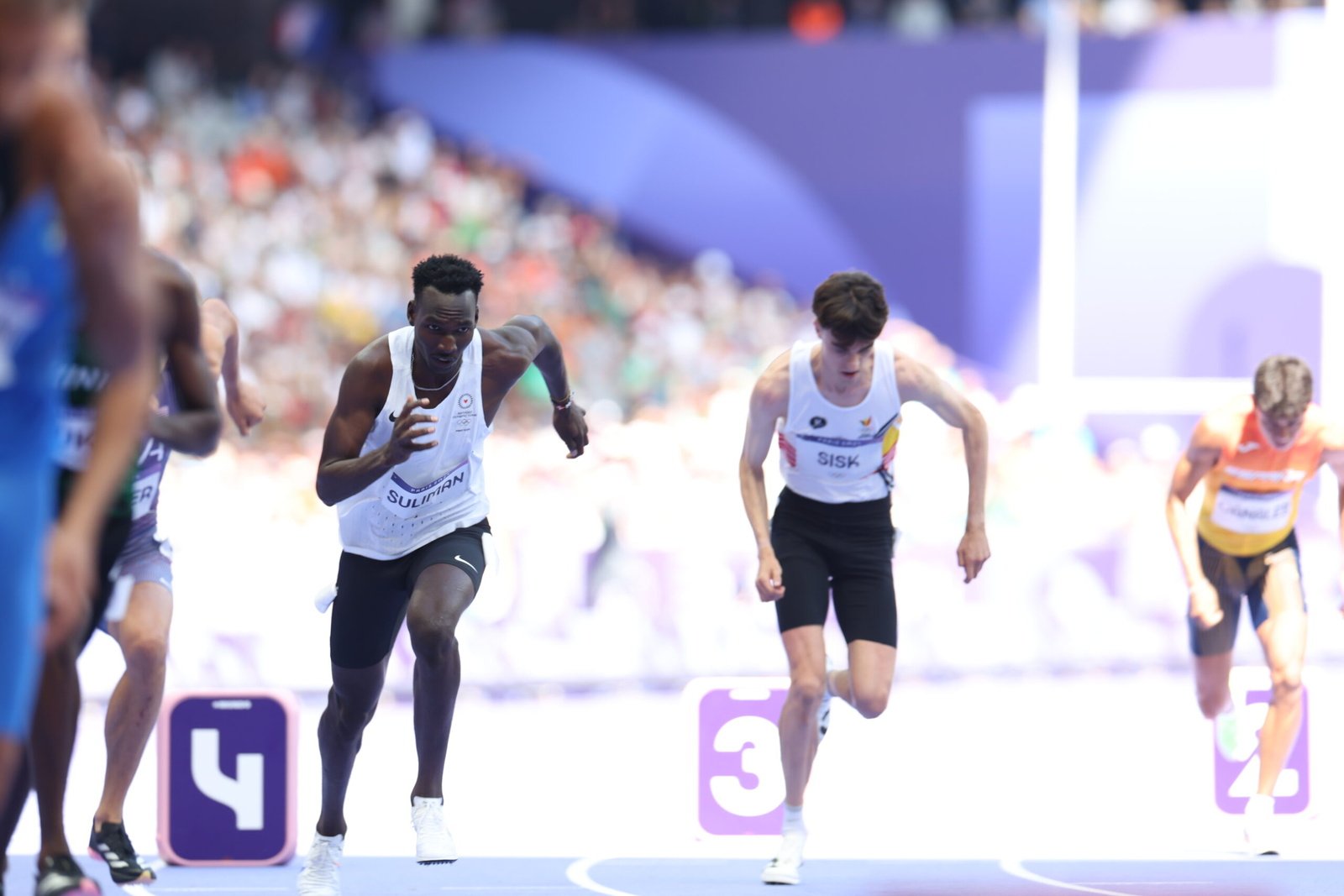 Musa Suliman, atletismo. Foto: John Huet/COI