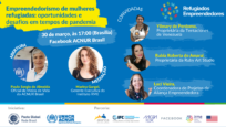 ACNUR e Pacto Global promovem live  sobre empreendedorismo de mulheres refugiadas