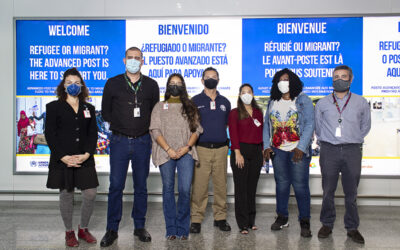 ACNUR e parceiros fortalecem a proteção internacional de refugiados e migrantes em aeroportos brasileiros