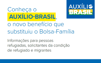 Cartilha reúne informações sobre Auxílio Brasil para pessoas refugiadas e migrantes