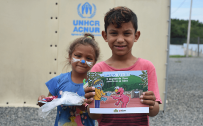 App com materiais de educação infantil é disponibilizado para crianças refugiadas e migrantes abrigadas em Roraima