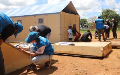 ACNUR doa abrigos emergenciais para comunidade indígena Warao no Distrito Federal