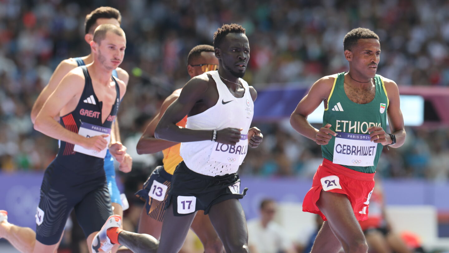 Dominic Lokinyomo Lobalu, atletismo. Foto: John Huet/COI