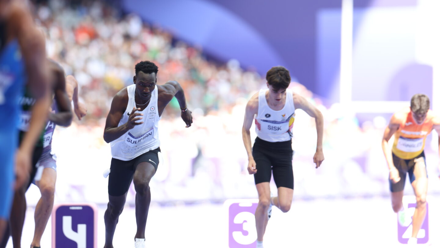 Musa Suliman, atletismo. Foto: John Huet/COI