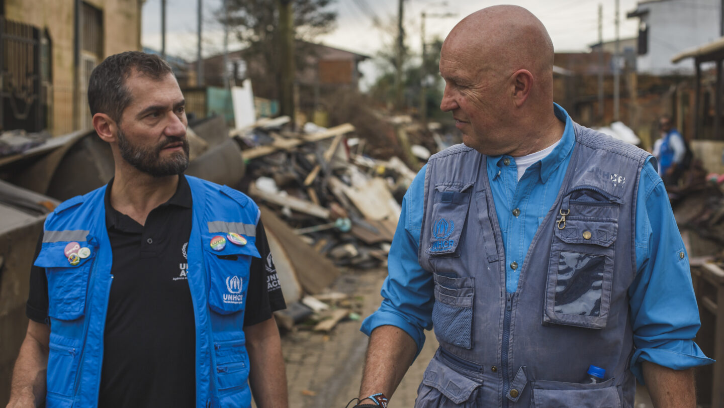 Brazil. UNHCR climate expert visits flood-hit Rio Grande do Sul