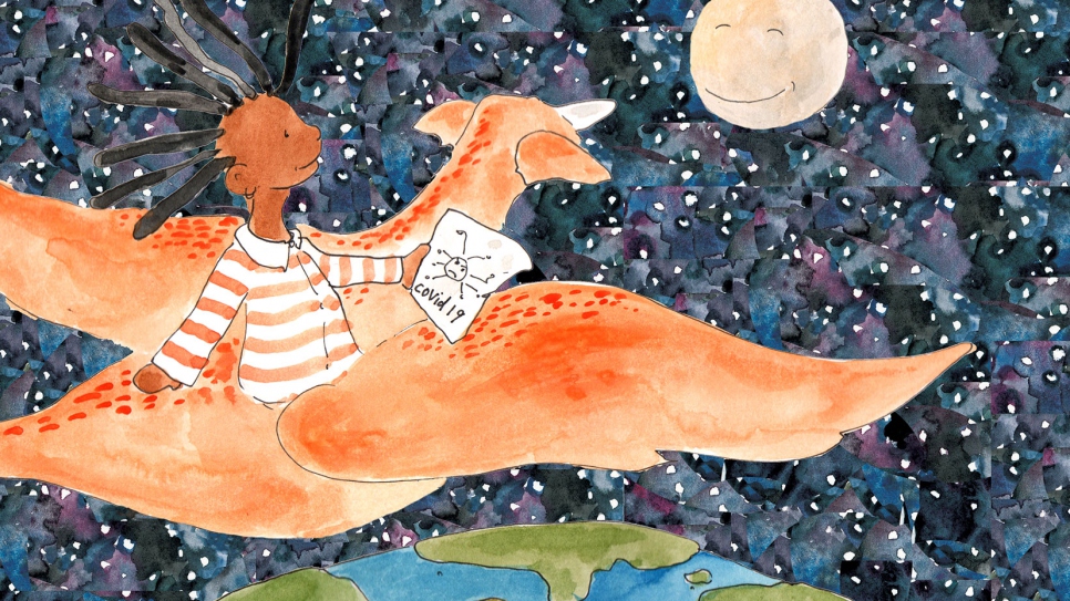 ACNUR - Un libro de cuentos ayuda a niños y niñas a comprender el COVID-19